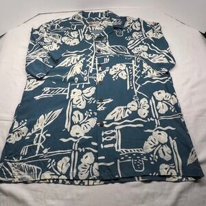 Hilo Hattie Original Hawaiian Large Button‎ Down Shirt